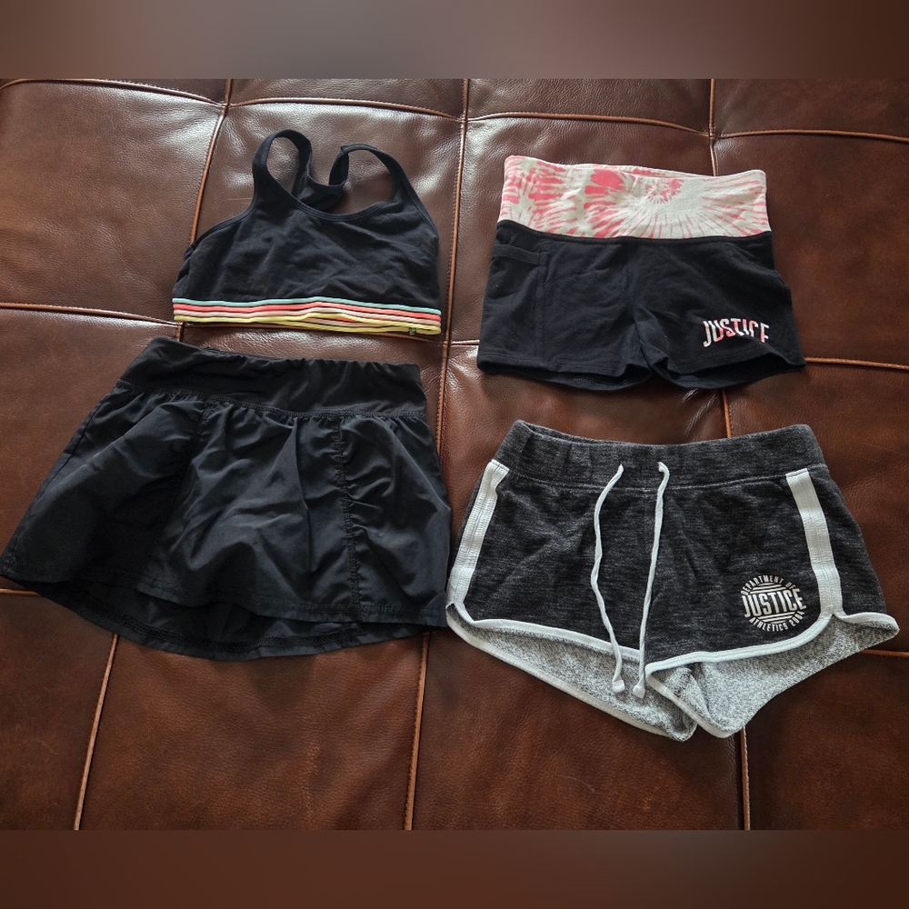 Girls' Black and Pink Activewear Bundle